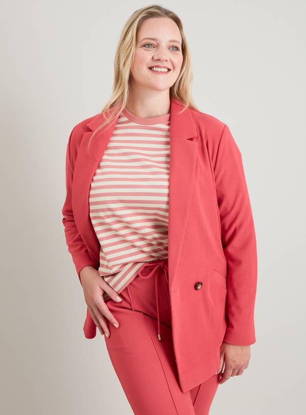 Rose pink blazer sale